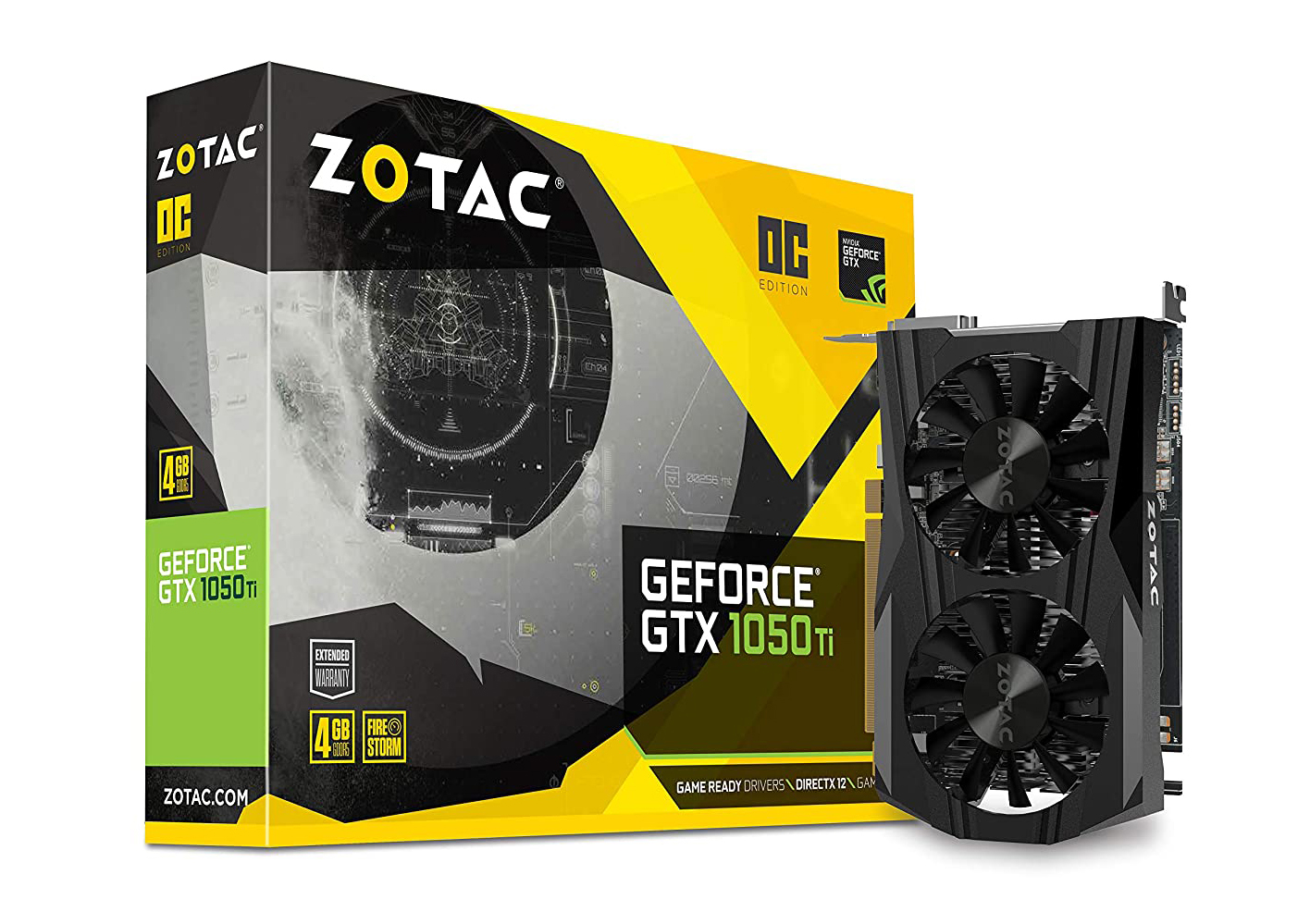 Zotac Geforce GTX 1050 Ti OC 4GB GDDR5 128bit ZT-P10510B-10L